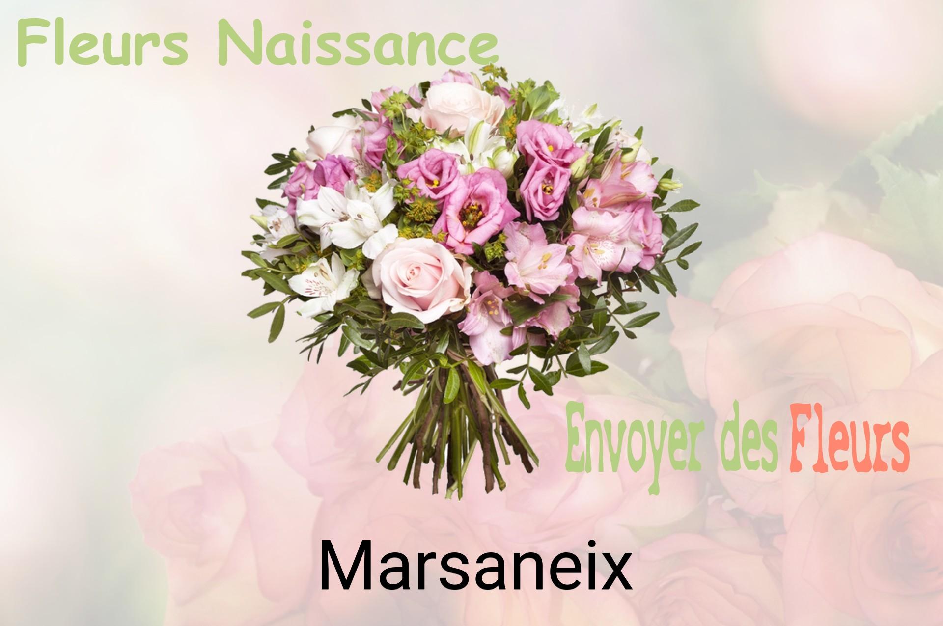 Bouquet de fleurs de naissance livré à Marsaneix